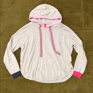 Gray and Pink Women's Hoodie